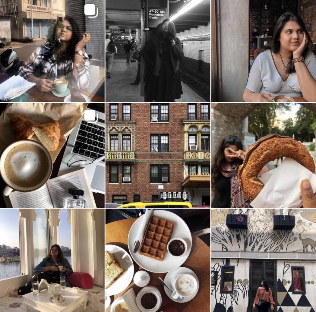 A cohesive feed for instagram