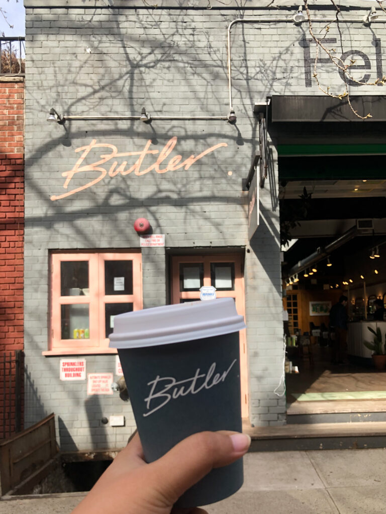 Coffee at Butler in Brooklyn 