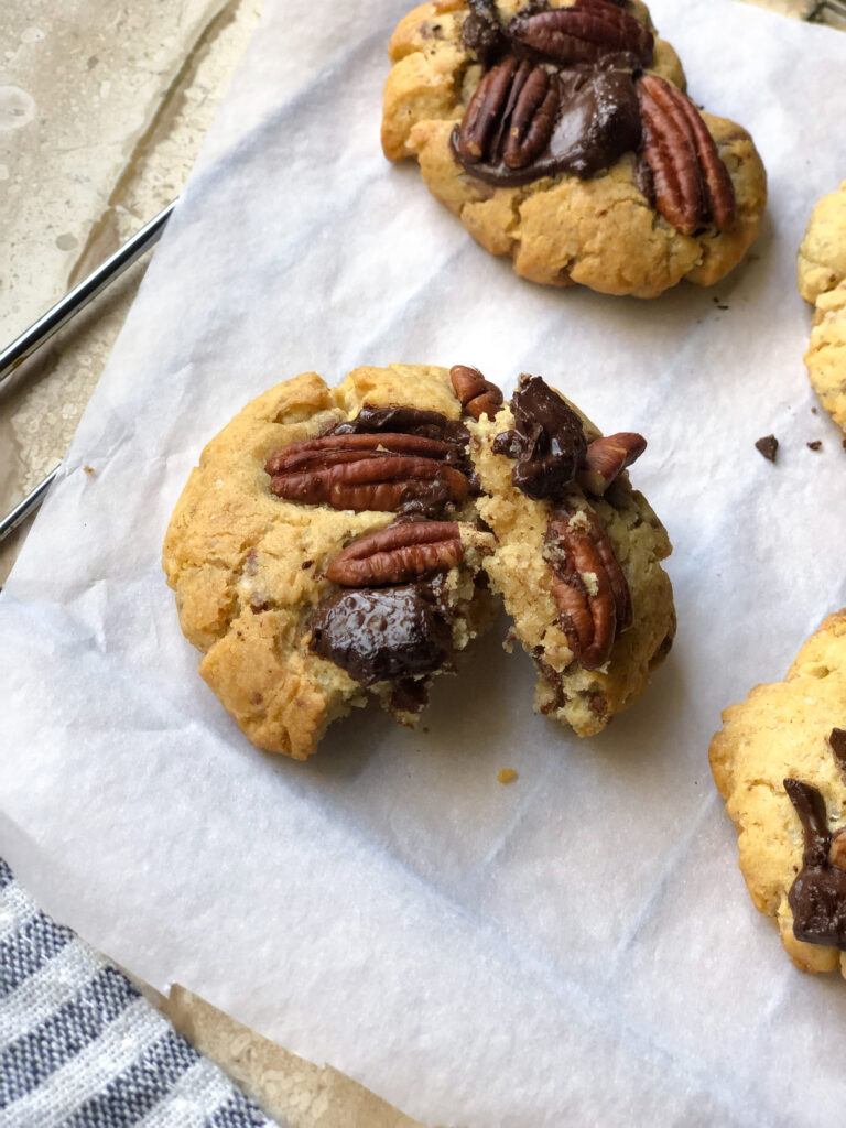 Easy Gluten-Free chocolate chip and Pecan cookies